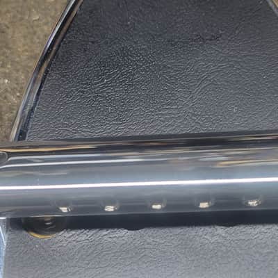 Fender Coronado Left Handed Vibrato Tailpiece 1969s - Chrome/ black image 5