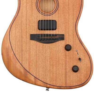 Fender American Acoustasonic Jazzmaster Acoustic-electric Guitar - Natural image 2