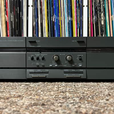 Mitsubishi M-T5200 Stereo Double Cassette Deck Dual Tape Player TESTED READ image 2