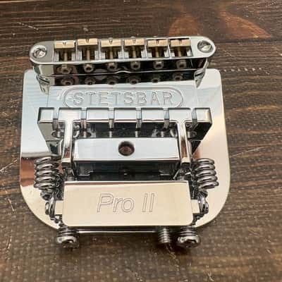 Stetsbar Pro II Tremolo System Stop Tail Fits Chrome image 4