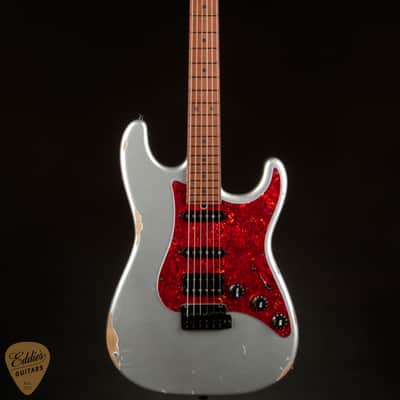 2023 - Suhr Eddie's Guitars Exclusive Classic S Antique Roasted - Firemist Silver image 3