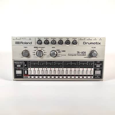 Roland TR-606 Drumatix 1980s - Silver