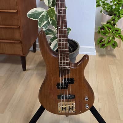 1995 Ibanez SR1000 Custom PJ Precision Jazz Bass Häussel and Lollar Custom Pickups MIJ FujiGen Wenge Bubinga Neck Stained Oil Natural Mahogany Japanese Japan Prestige SDGR Soundgear SR 1000 Bass Guitar image 8