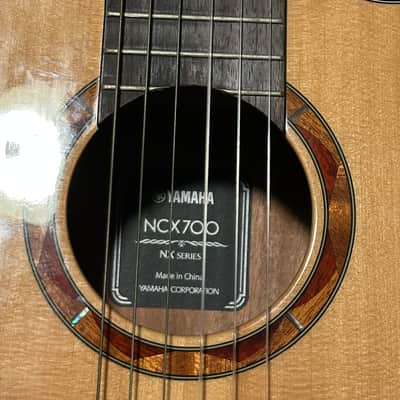 Yamaha NCX700 Acoustic/Electric Classical Guitar 2010s - Natural image 2