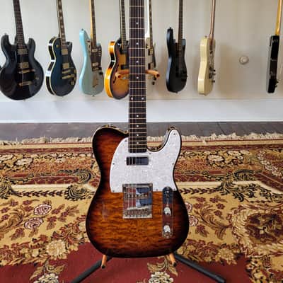 Michael Kelly Custom Collection 50 (CC50) – Quilt Maple Sunburst w/ Hard Case image 1
