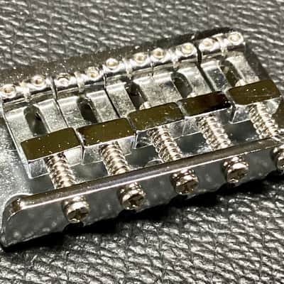 5 String Electric Mandolin Bridge, MORTone BP5 - chrome image 4