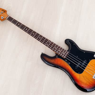 1978 Fender Precision Bass Sunburst Vintage Bass, 100% Original w/ Case image 13