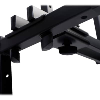 Double Piano Keyboard Stand - 2Tier Studio Stage Mixer Laptop Mount DJ Turntable image 9