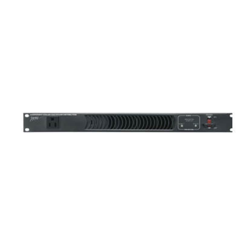Middle Atlantic 19" PowerCool Rackmount Power Distribution and Cooling Unit (1RU, Flat Black) image 1