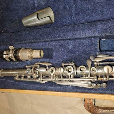 Cavalier American Silver-Colored Metal Clarinet, USA image 6