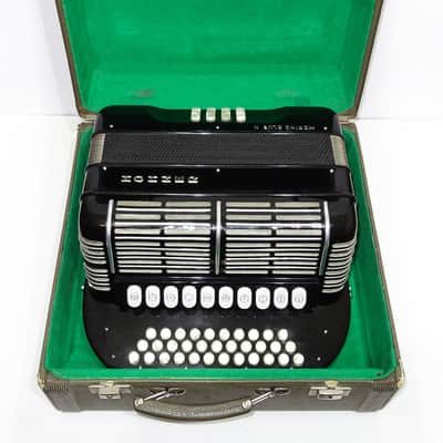 Hohner Morino Club N Button Accordion, Diatonic Double Cassotto Harmonika made in Germany, Straps, Case, Squeezebox Garmon, Amazing Rich and Deep sound! 2097 image 16