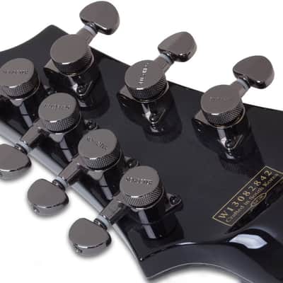 Schecter Hellraiser Hybrid C-7 Trans Black Burst image 7