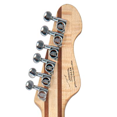 Vintage REVO Series 'Integra' Guitar ~ Satin Natural image 5