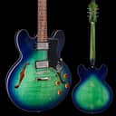 Epiphone Dot Deluxe Semi-Hollowbody, Aquamarine 585 8lbs 3.7oz