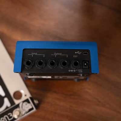 Eventide H9 MAX Effects Pedal (Limited Edition Blue) with Barn3 Ox9 Switch image 3