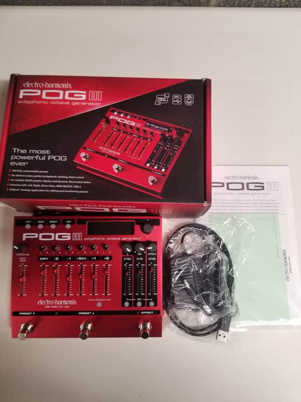 Electro-Harmonix POG3 Polyphonic Octave Generator 2024 - Present - Red X3842 image 1