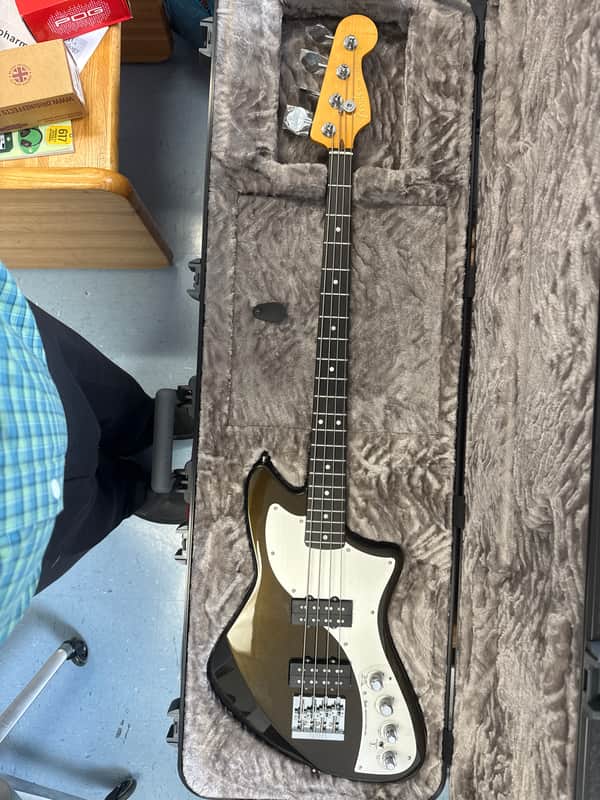 Fender American Ultra II Meteora Bass with Ebony Fretboard 2024 - Present - Texas Tea image 1