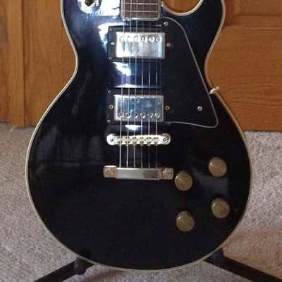 Crown Les Paul Custom 70's Black Made in Japan image 1