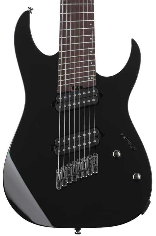 Ibanez RG Standard RGMS8 Multi-scale 8-string Electric Guitar - Black image 1