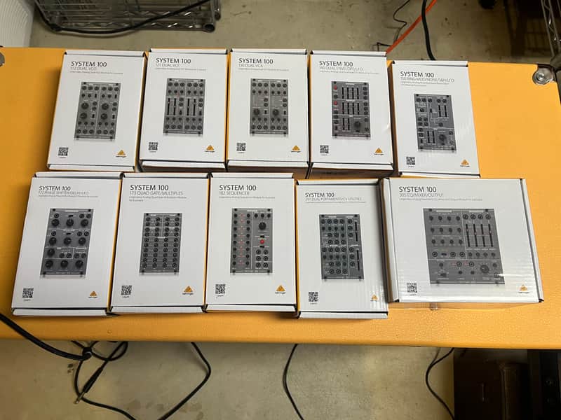 Behringer System 100 Lot 2020’s 112 121 130 140 150 172 173 182 297 305 Eurorack Modules image 1