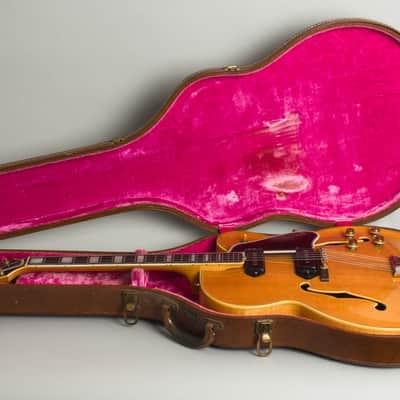 Gibson  Byrdland N (Pre-Production) Thinline Hollow Body Electric Guitar (1955), ser. #A-20986, original brown hard shell case. image 10