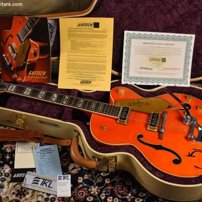 Gretsch G6120WCST Nashville Stephen Stern Masterbuilt 2005 - Orange image 6