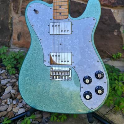 Squier FSR Classic Vibe 70s Telecaster Deluxe 2020 - Sea Foam Sparkle image 3
