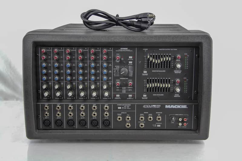 Mackie 406M FR Series 2 x 250 Watt 6-Channel Powered PA Mixer Head