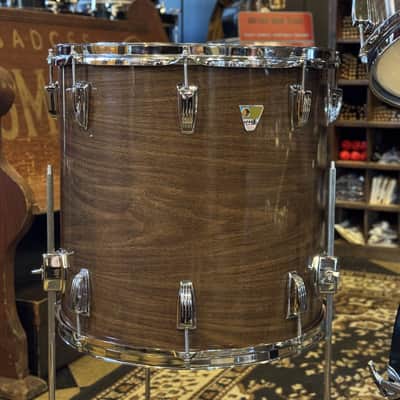 VINTAGE 1976 Ludwig Drum Set in Walnut Cortex - 14x22, 8x12, 9x13, 16x16 image 14