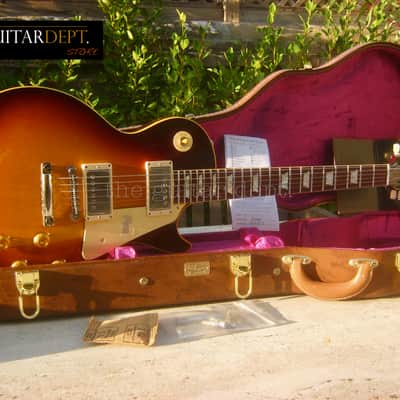 ✮PRISTINE!✮2017 Gibson Custom Shop Les Paul R8*1958 Reissue ✮BOURBON BURST✮8.9 LBS✮CUSTOMBUCKERS!✮58*R9 image 23
