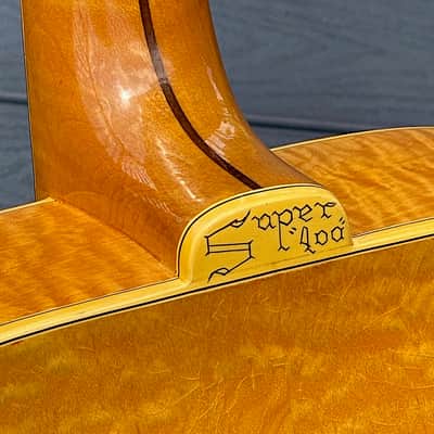 Gibson Super 400N Special Order 1940 - a very rare 1 of a kind Documanted Big Blonde Bad Boy ! image 15