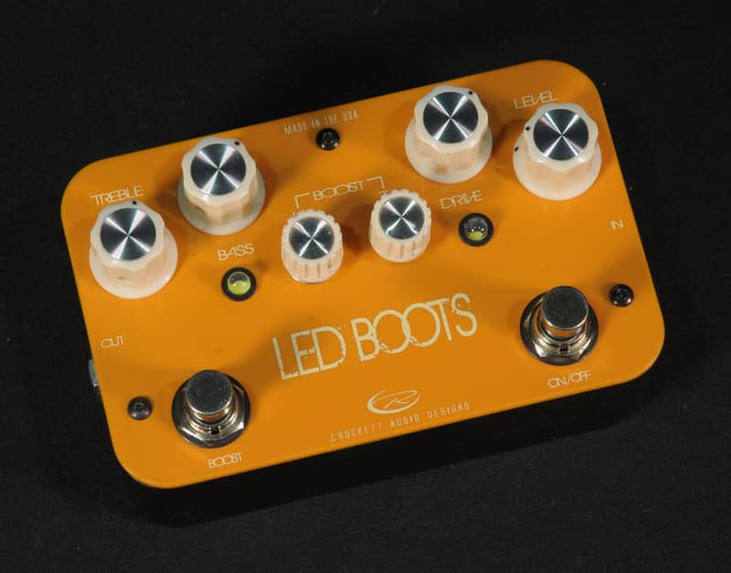 J Rockett Phil Brown Signature LED BOOTS - Plexi Style Overdrive