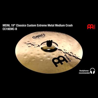 Meinl Classics Custom Extreme Metal Crash Cymbal 19" image 2
