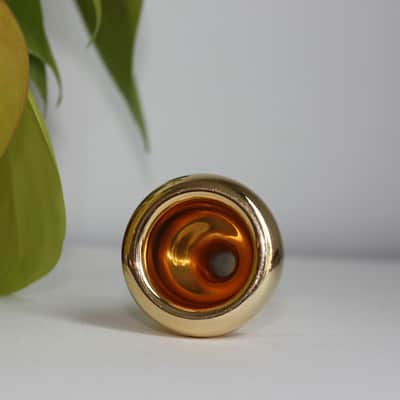 Bach 4GB Trombone Mouthpiece Large Shank - Gold Plated image 3