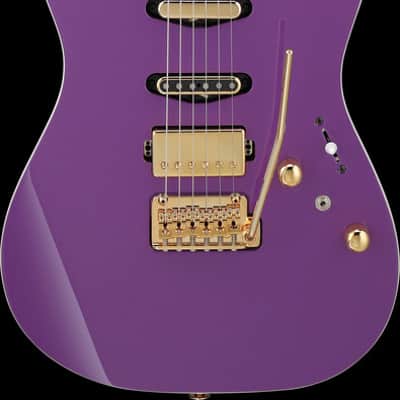 Ibanez Lari Basilio Signature 6 String Electric Guitar w/Case - Violet (LB1VL) image 12