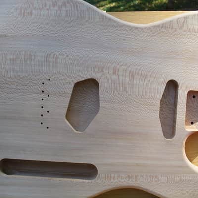 Extraordinary Quarter Sawn American Sycamore T Style Guitar Body for Telecaster® Neck Made in USA image 2