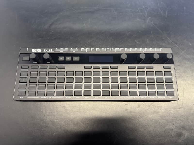 Korg SQ64 Polyphonic Sequencer 2020 - Present - Black image 1