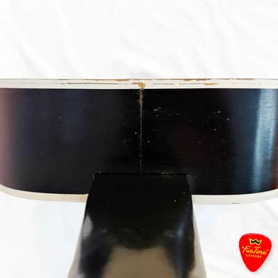 1960s Kay K1160 Parlor Guitar Tobacco Sunburst Musical Note Acoustic – “Danny” image 13