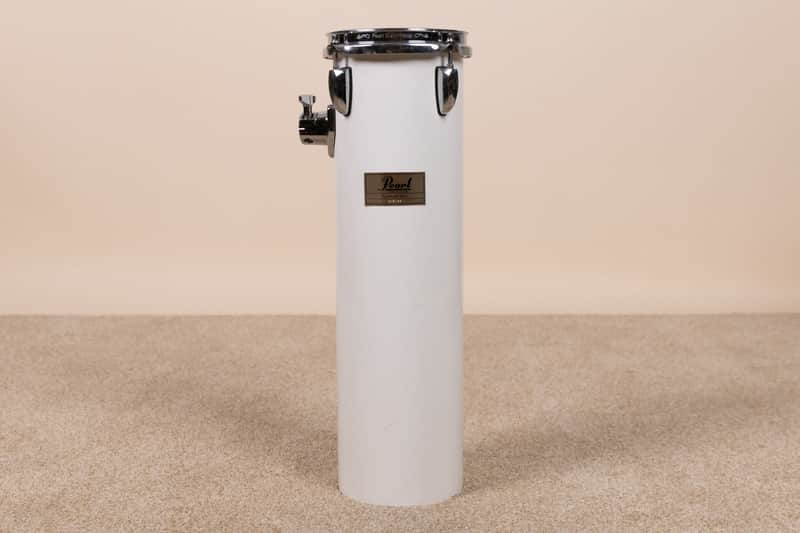 Pearl 6x21 Arctic White Aluminum Rocket Tom image 1