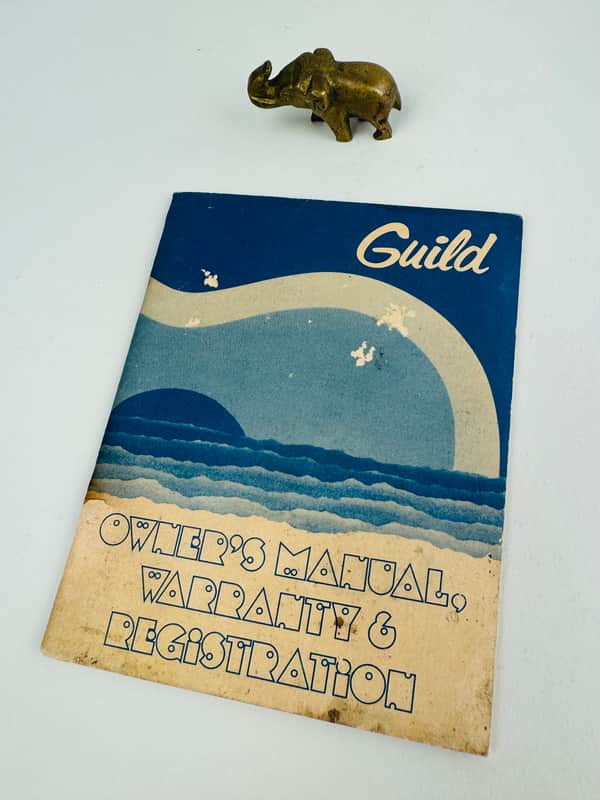 Guild D-25CH Owner's Manual, Warranty & Registration Booklet 1981 image 1