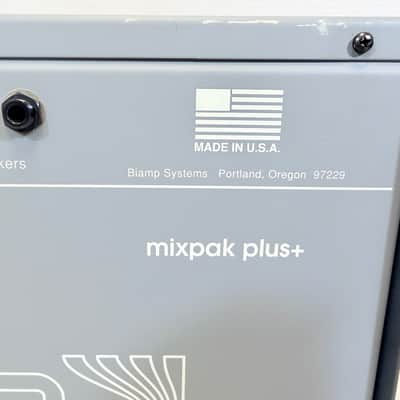 Biamp MixPak Plus+ 8/300 Powered Rack Mixer — Made in USA 1990's image 9