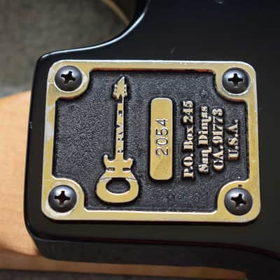 1983 Charvel San Dimas P-Bass - Featured In '83 Catalog - Gloss Black image 9