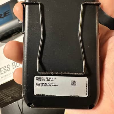 Immagine Shure BLX4 Wireless Receiver Regular Band H11 - 6