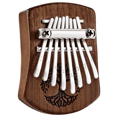 Meinl Sonic Energy Mini Kalimba C Major 8-Note Tree Of Life Symbol image 2