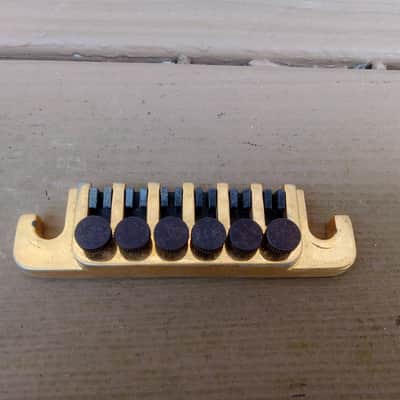 Vintage 1980's Gibson TP-6 Gold Fine Tuning Guitar Tailpiece! image 1