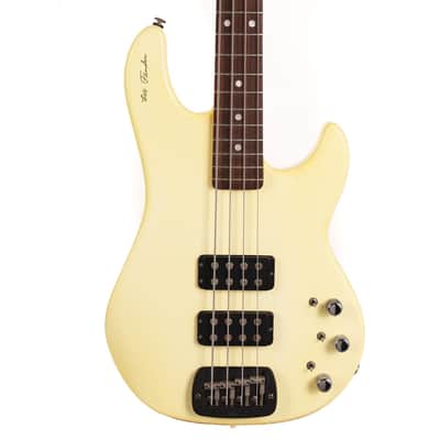 1991 G&L L-2000 Commemorative Leo Fender Signature Bass White image 2