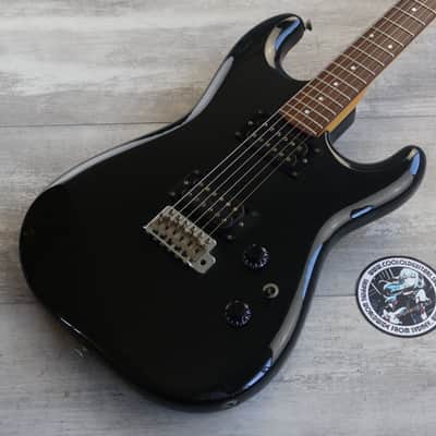 1985 Fender Squier ST-335 Contemporary Series Japan HH Stratocaster (Black) image 1