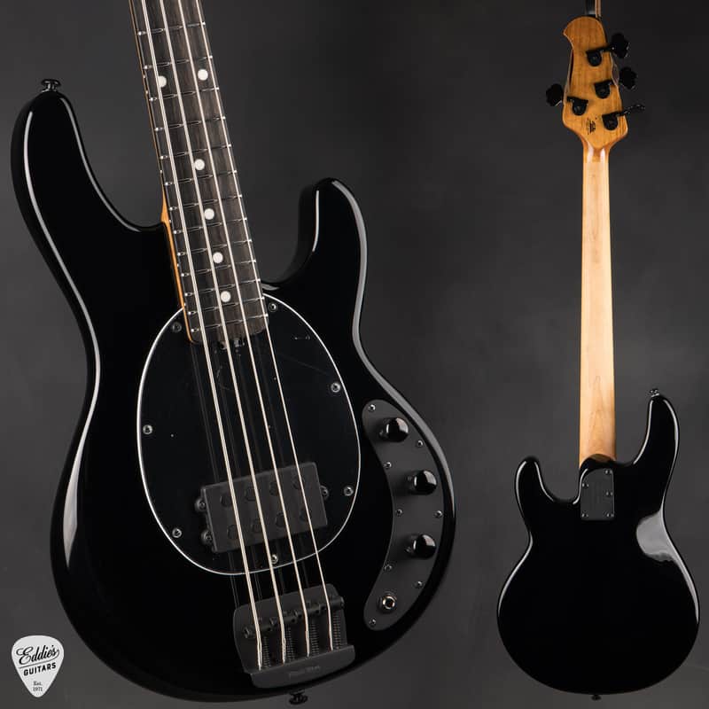 (SEP 9)Ernie Ball Music Man Short Scale StingRay - Black #K13334 image 1