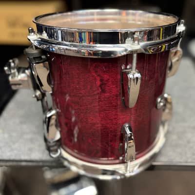 Pearl Used Session Studio 8x8 Birch Tom Burgundy Lacquer image 3