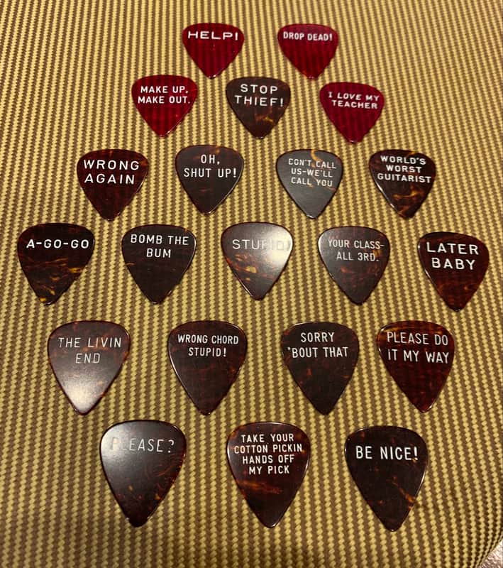 17- 1960’s D’Andrea N.O.S. ad lib guitar picks image 1